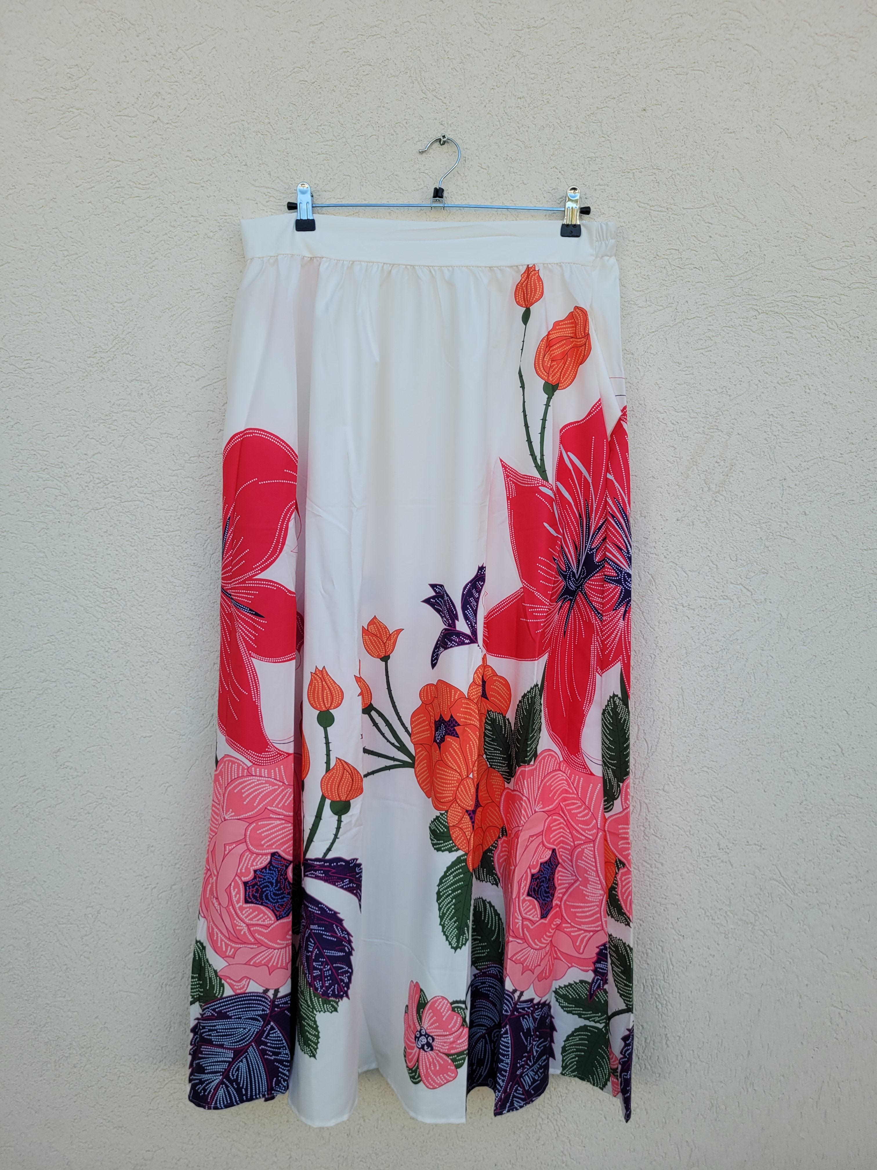 חצאית מקסי פרחונית