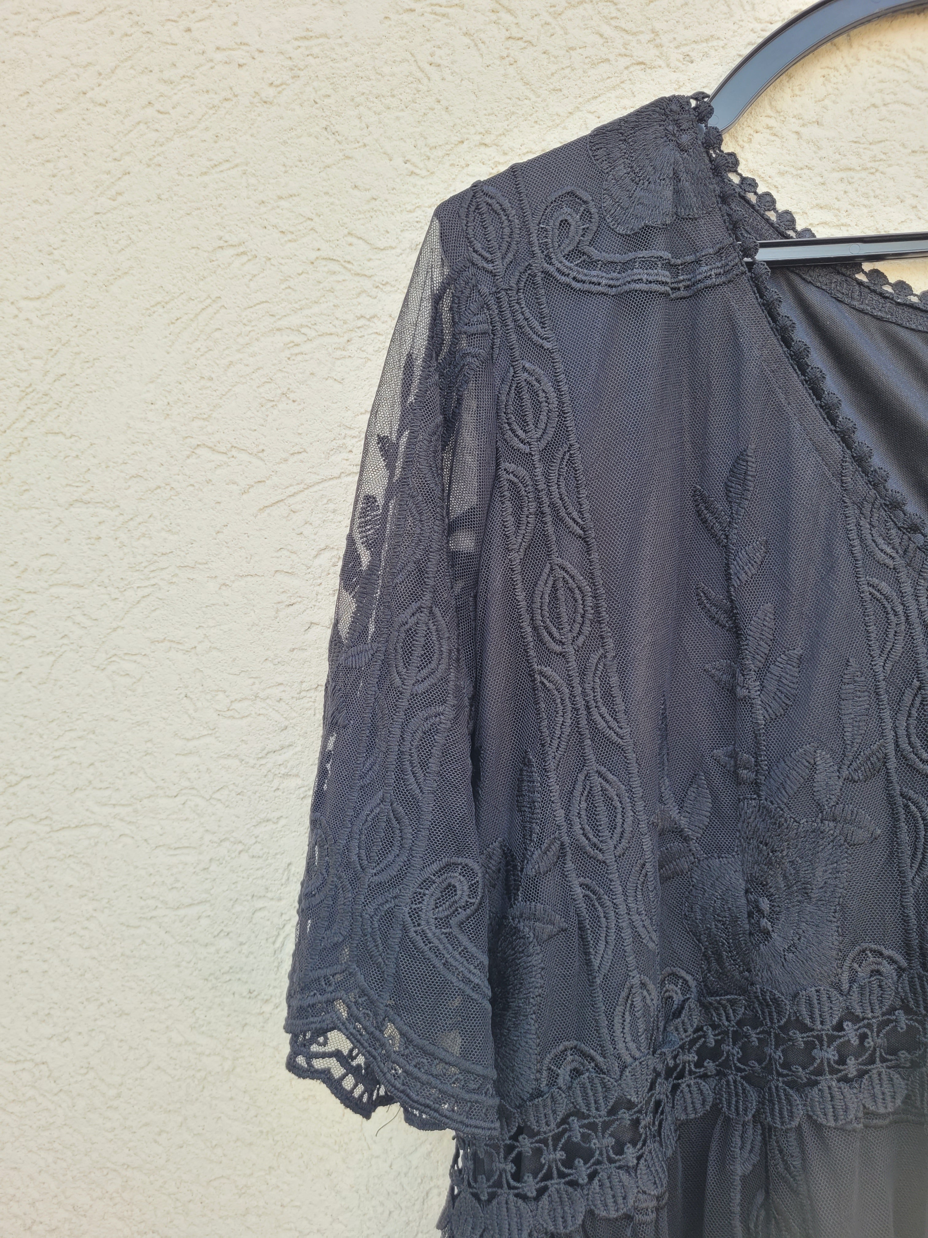 שמלת ערב מקסי תחרה