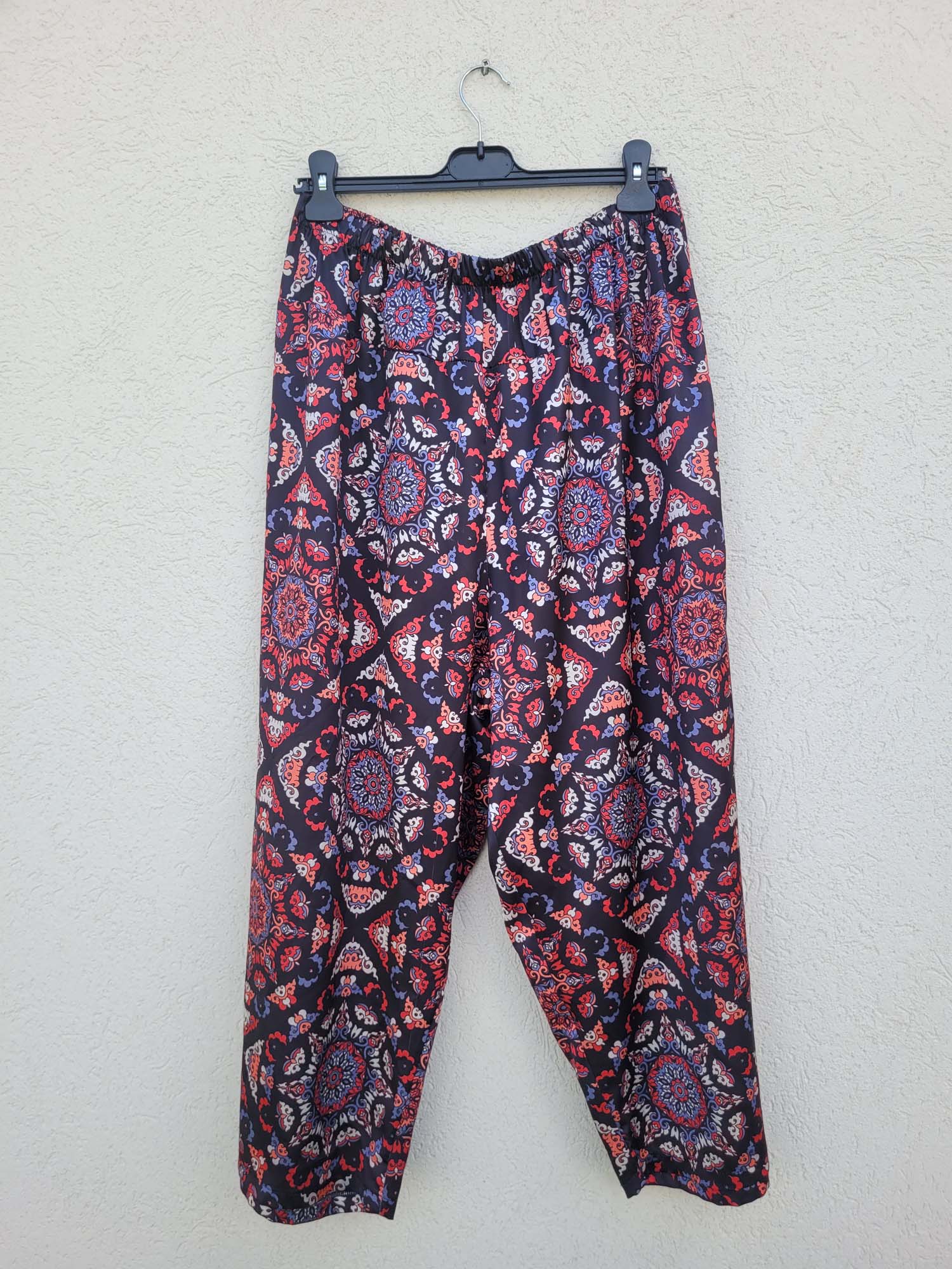 מכנסי בד עם גומי