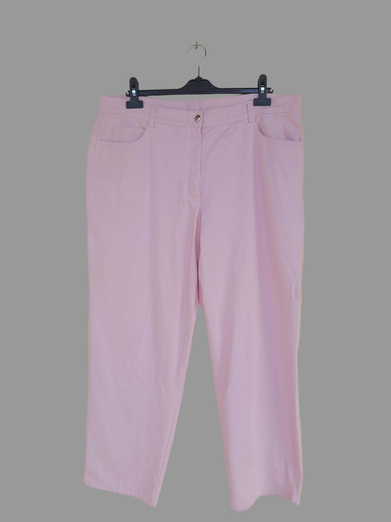 מכנסי בד ורודים