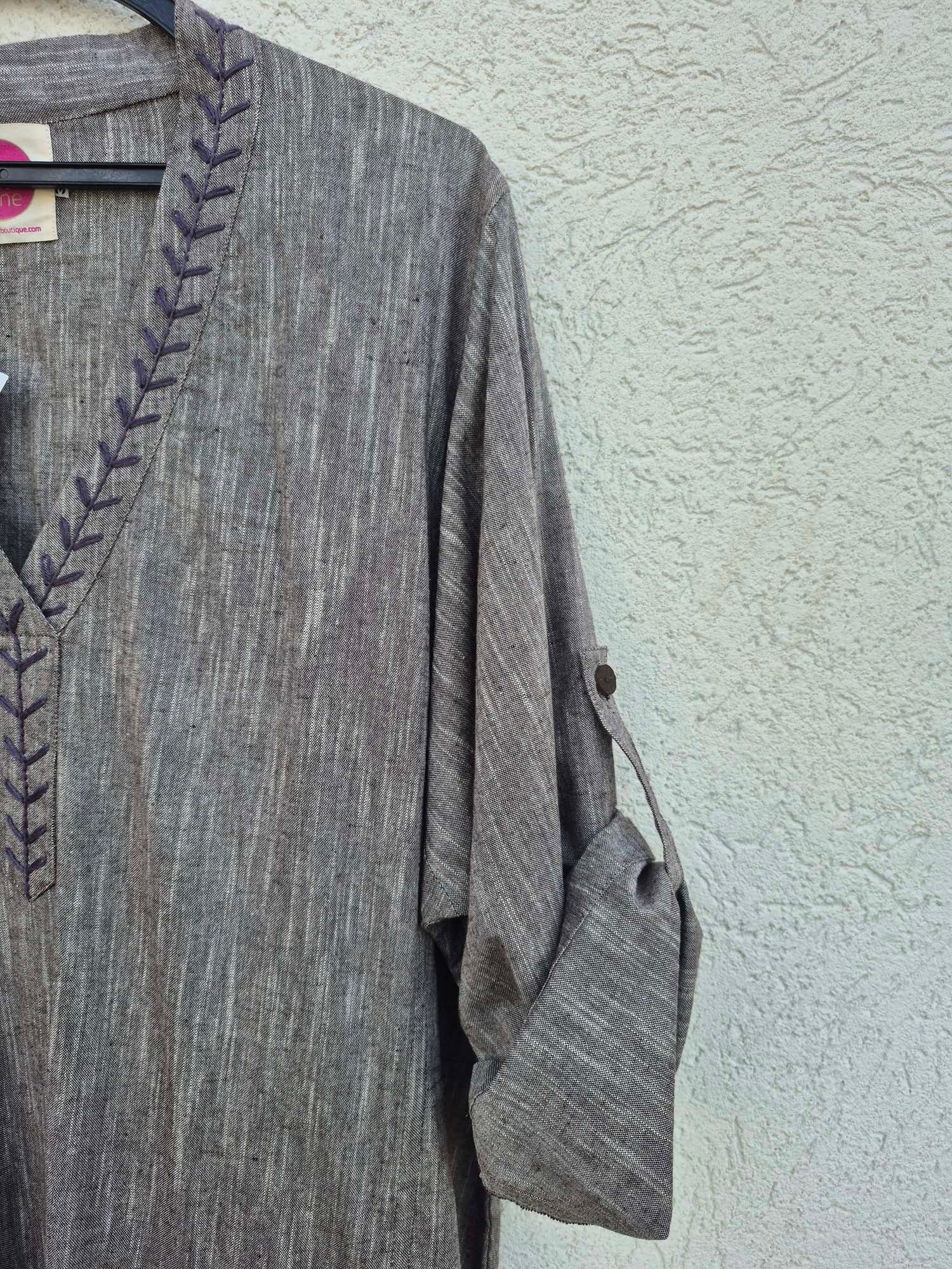 תחפושת בת ישראל - גלבייה אפורה