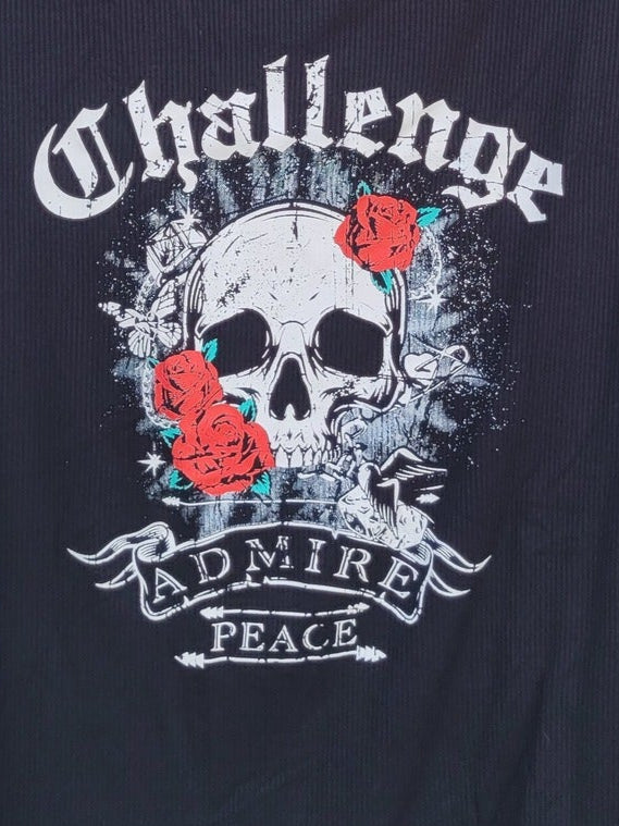 גופייה מבד ריב עם גולגולת