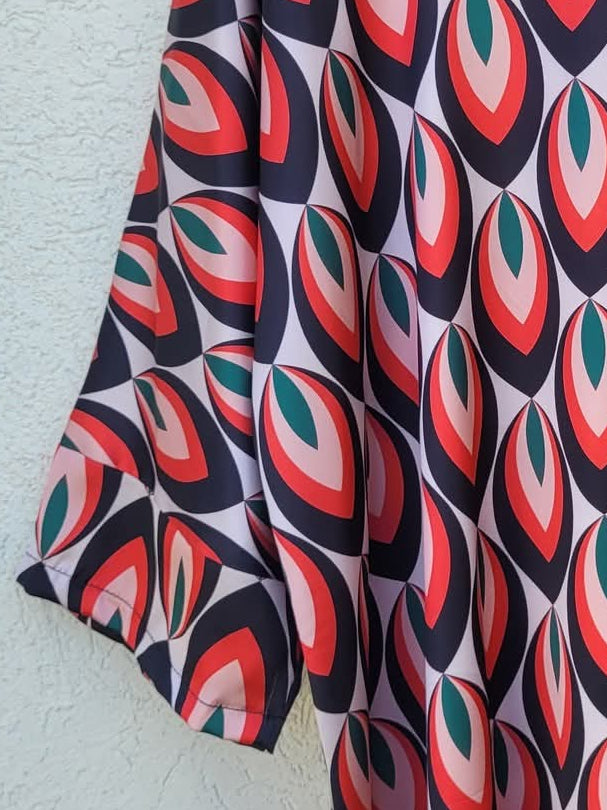 חולצה אוברסייזית צבעונית