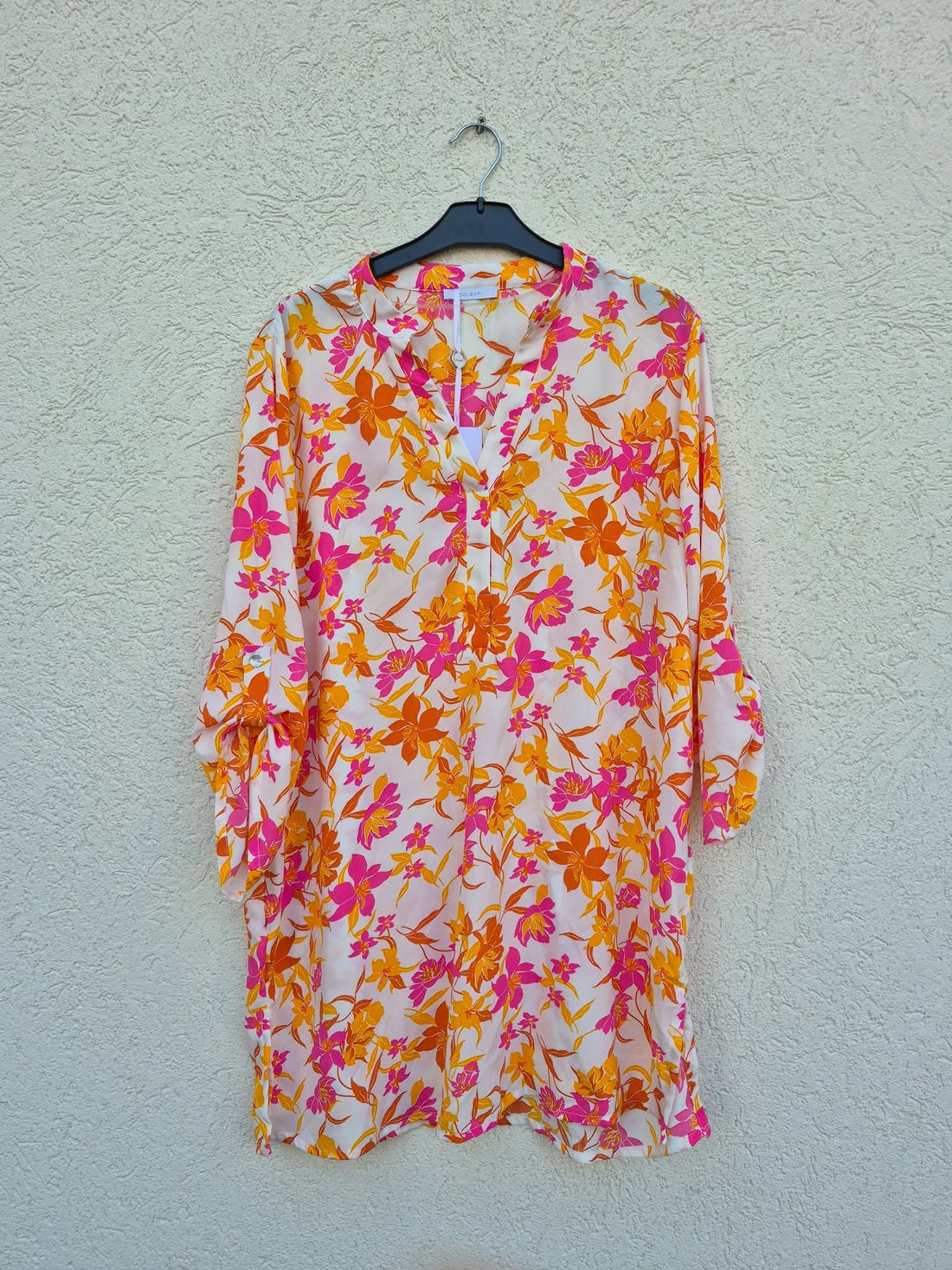 חולצת שיפון פרחונית