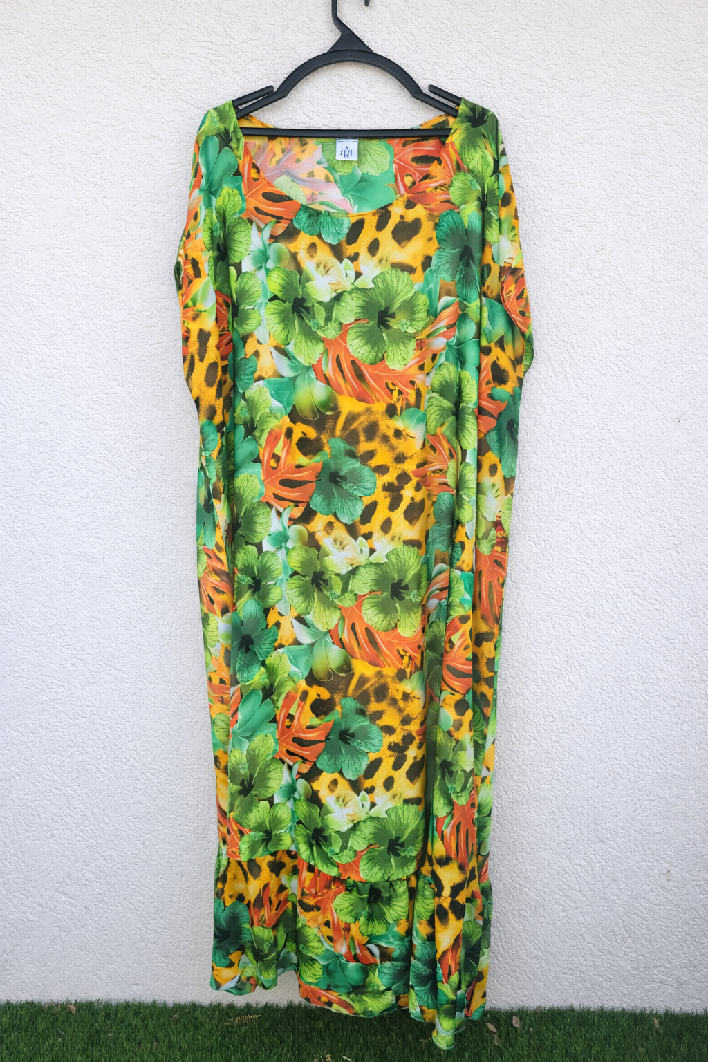 שמלת גלבייה בהדפס ג&