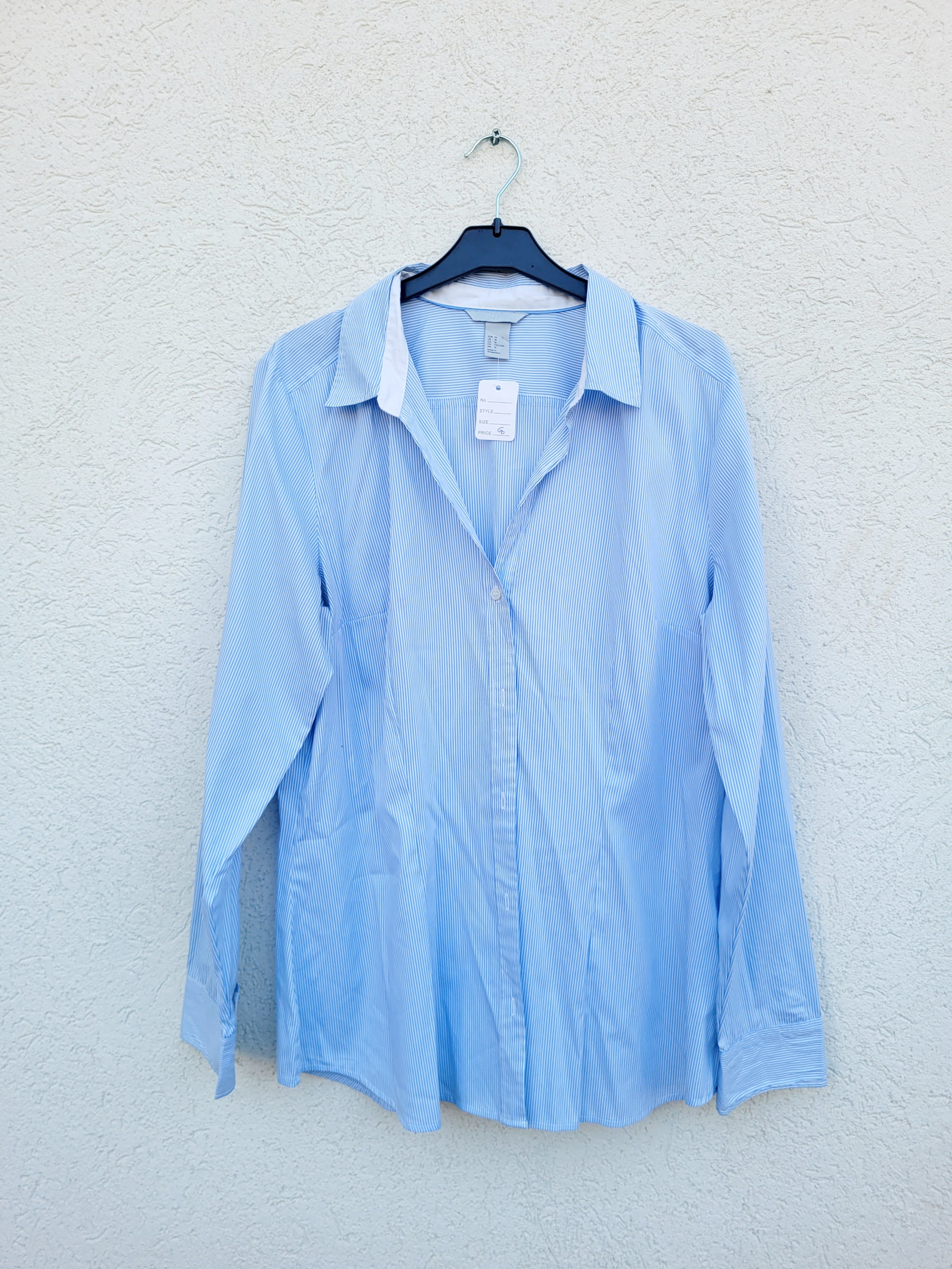 חולצה מכופתרת פסים