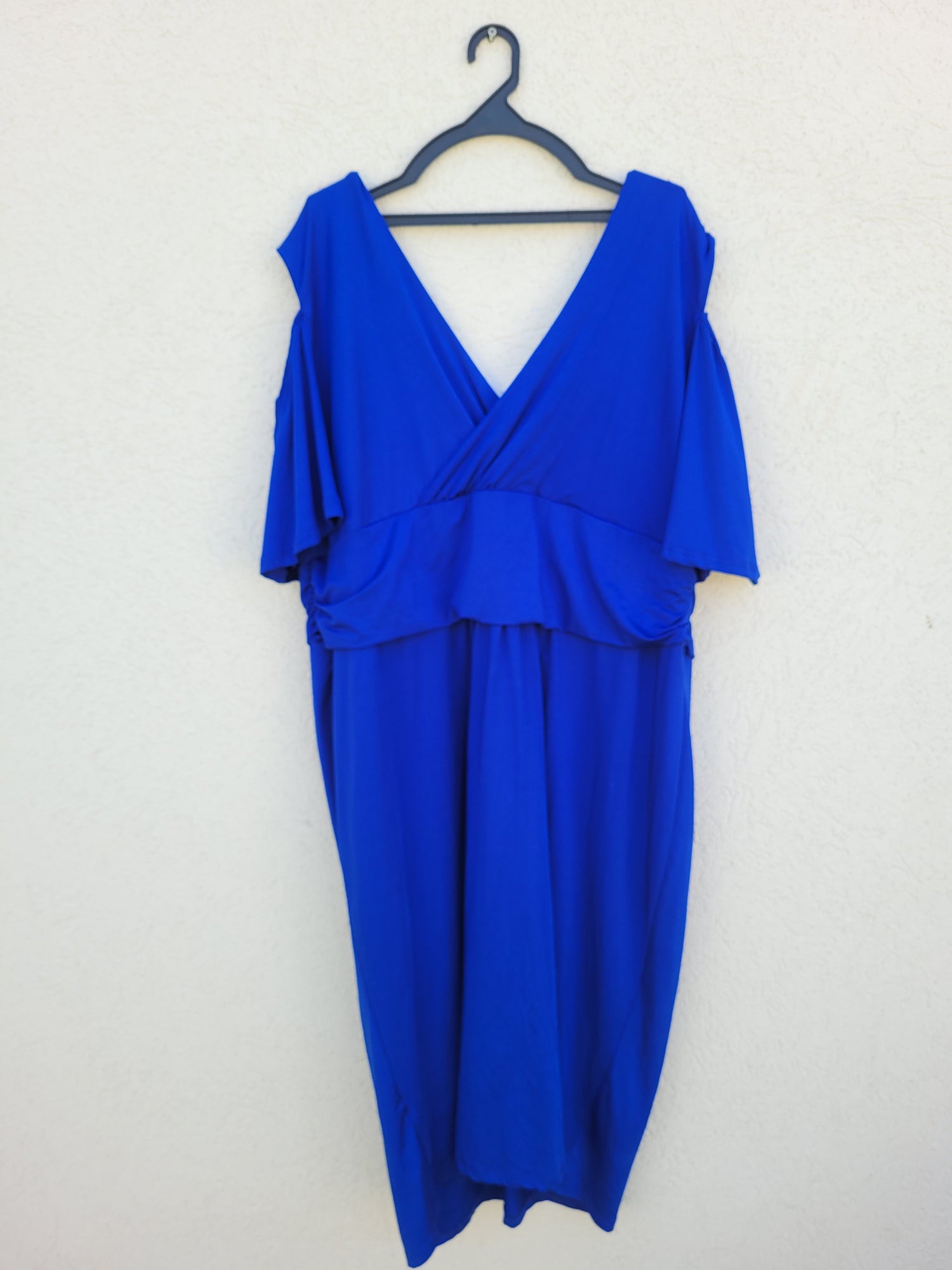 שמלת מעטפת כחולה