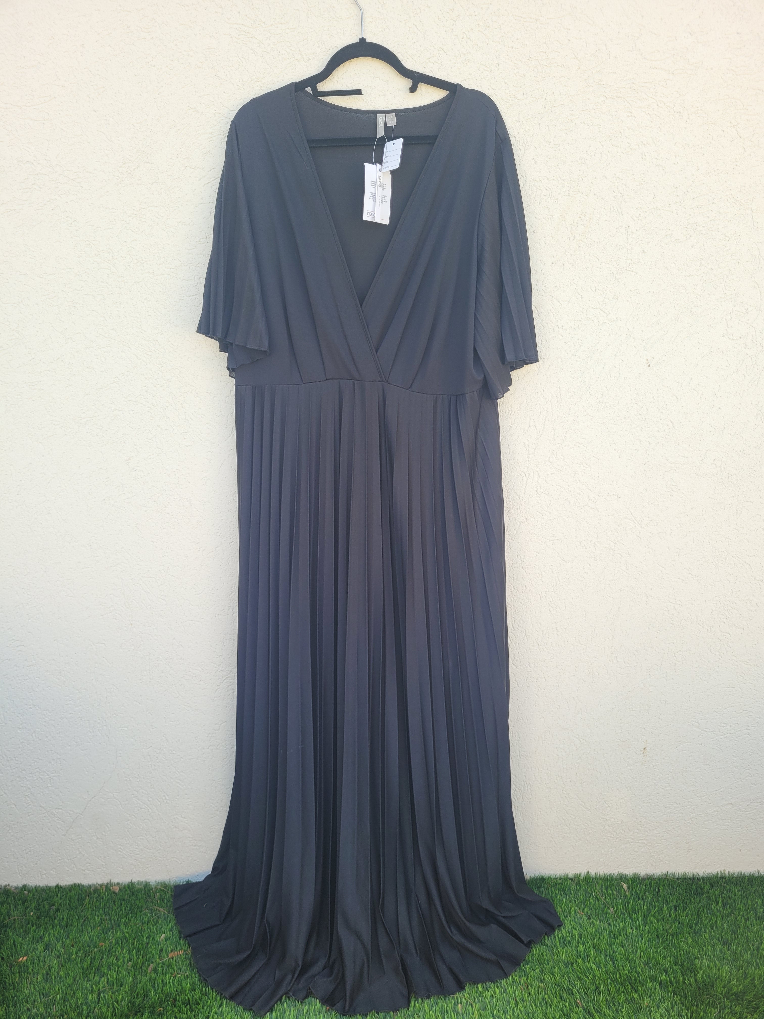 שמלת ערב מקסי שחורה