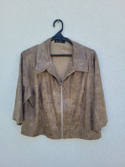 זקט דק עם רוכסן