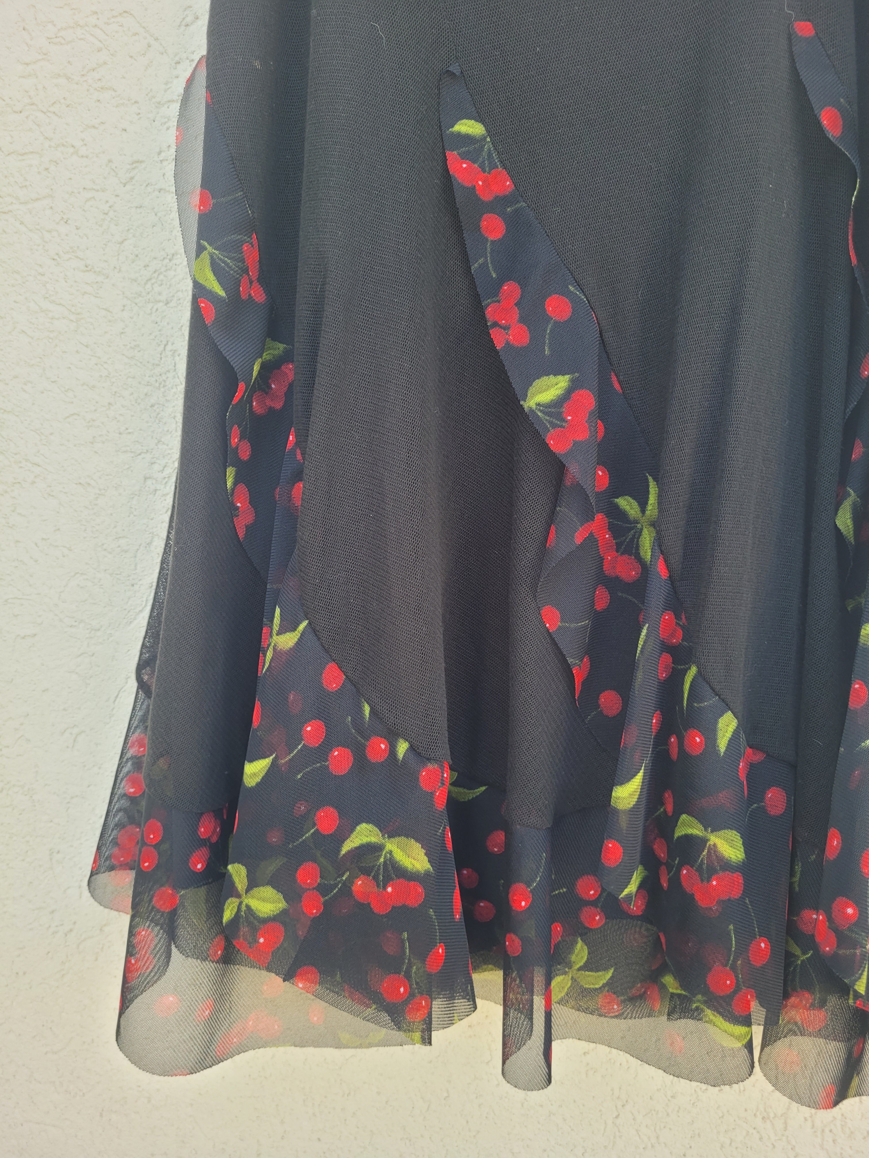 חצאית טול פרחים