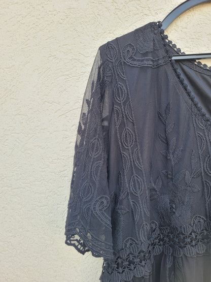 שמלת ערב מקסי תחרה