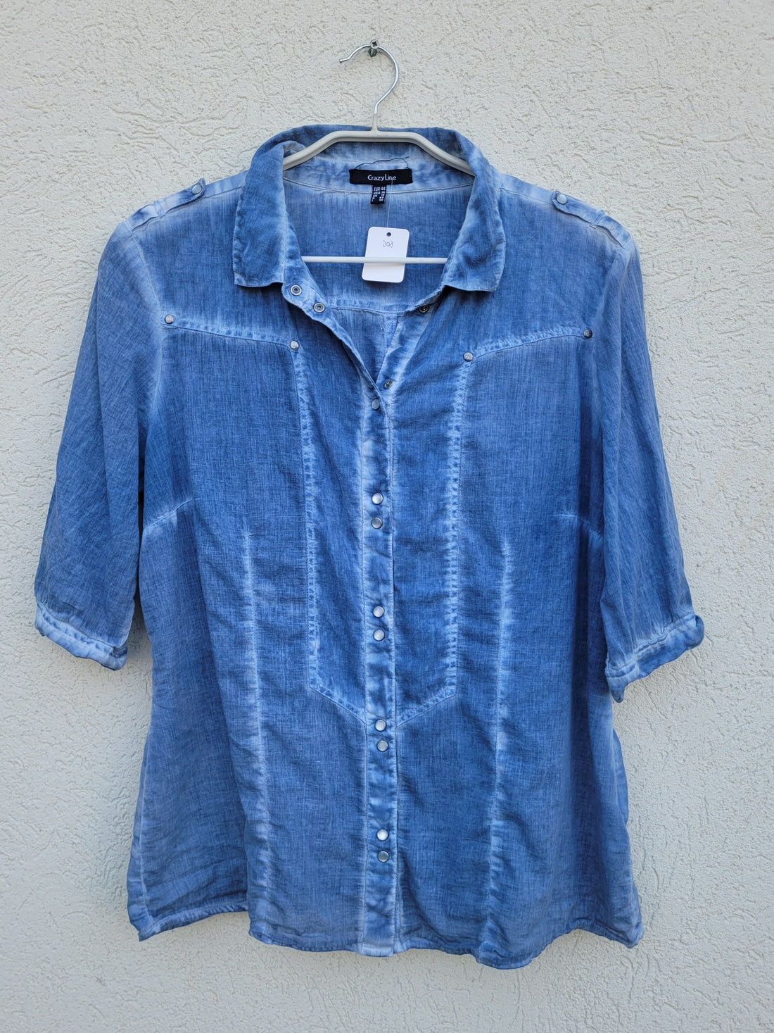 חולצה מכופרת 100% כותנה