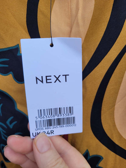 מכנסי בד צבעוניים עם גומי אחורי