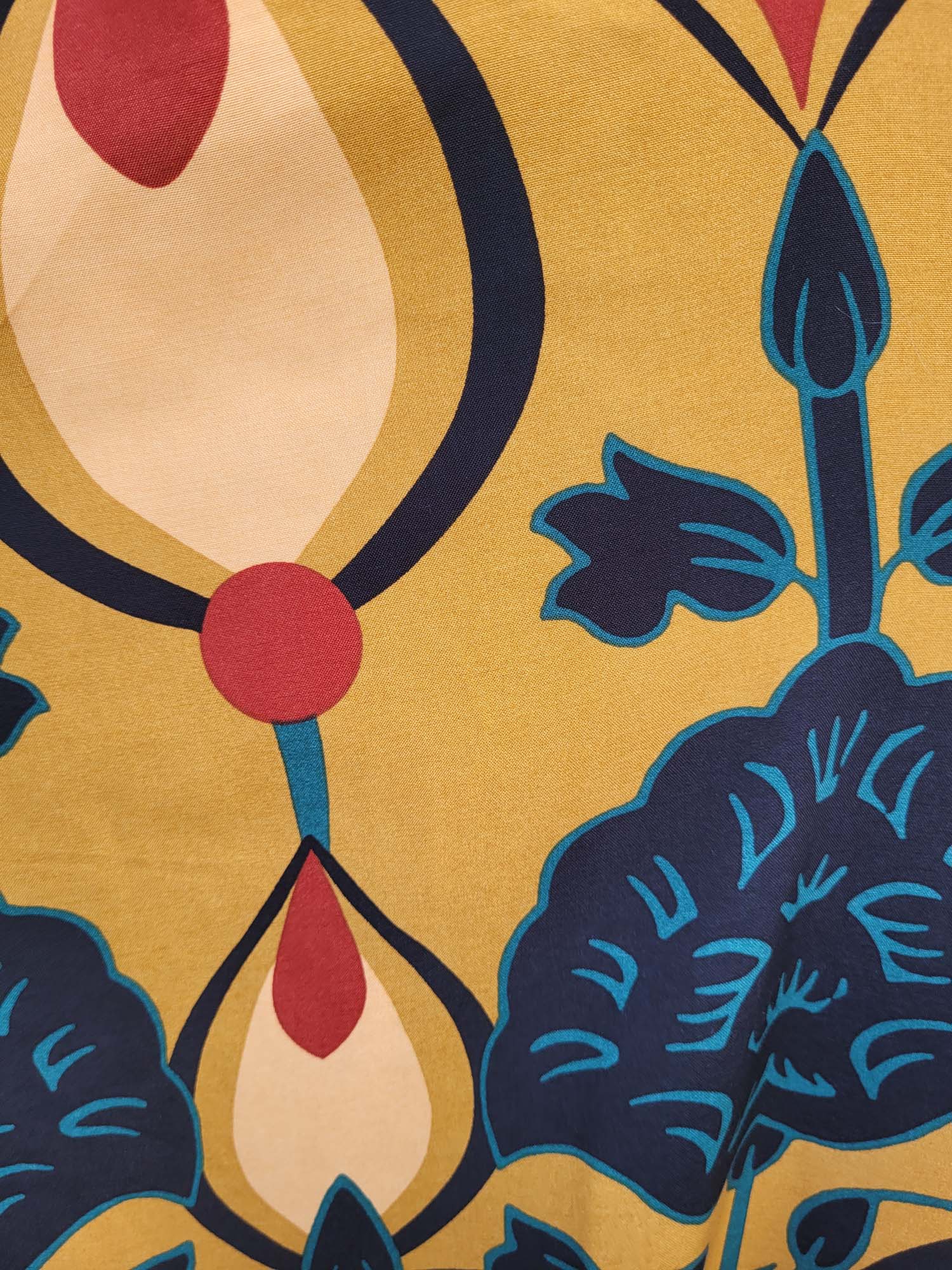 מכנסי בד צבעוניים עם גומי אחורי