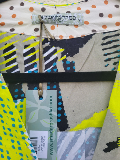 שמלה אוברסייזית צבעונית