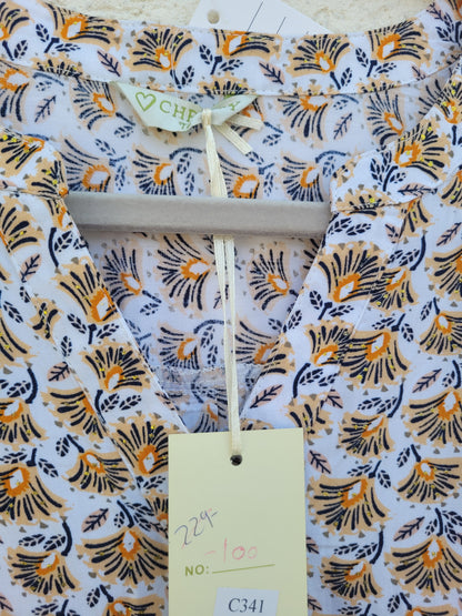 חולצה בהדפס עדין