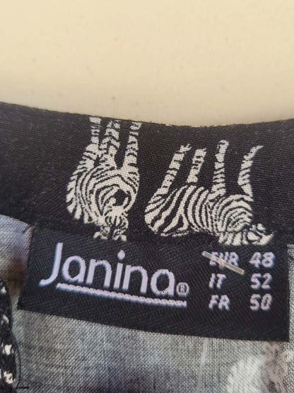 חולצה מכופתרת זברות