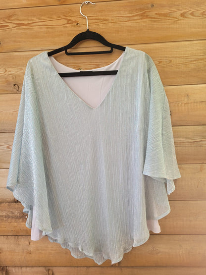 חולצת ערב כסופה עם נצנצים