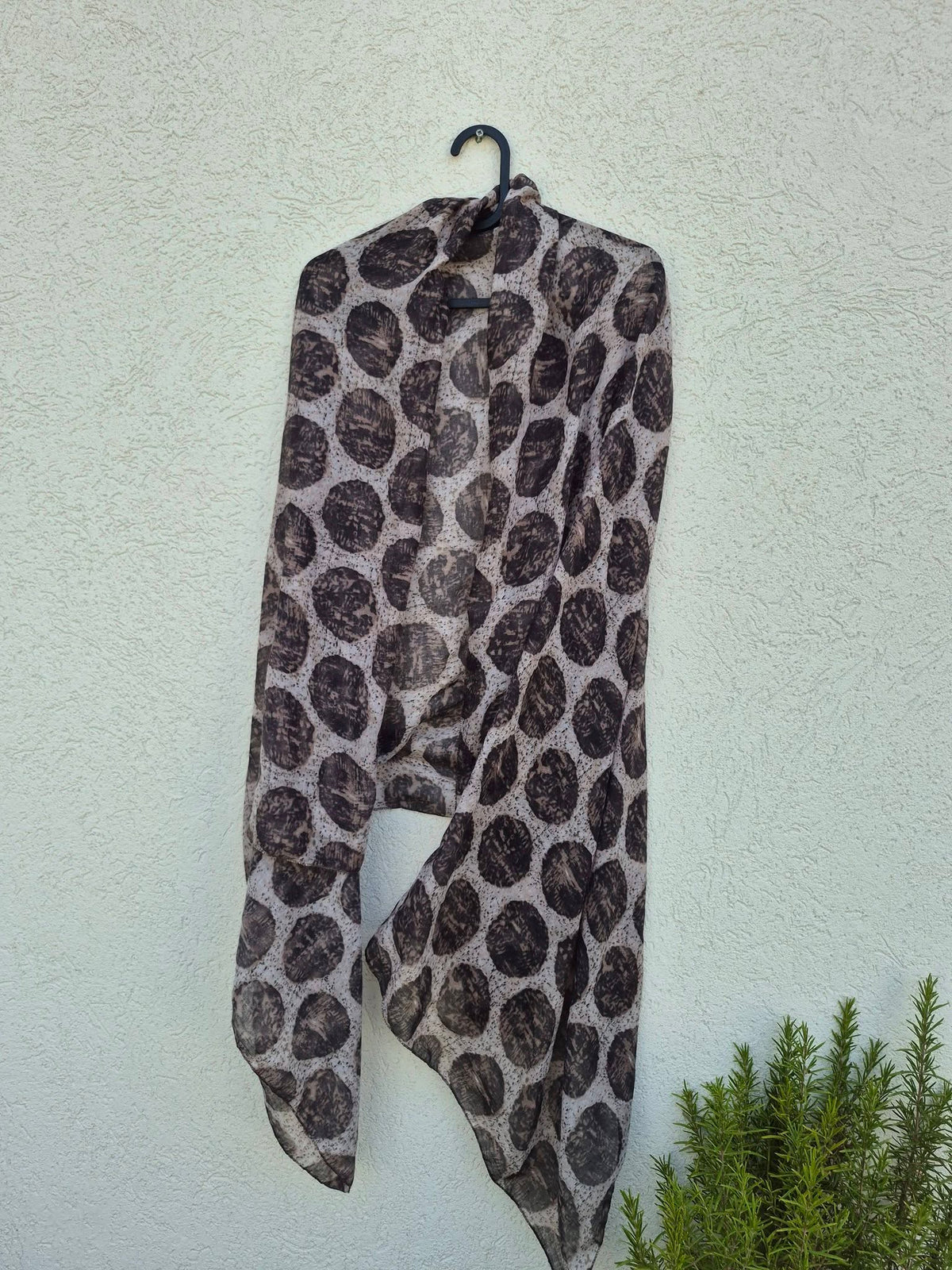 צעיף ויסקוזה עיגולים