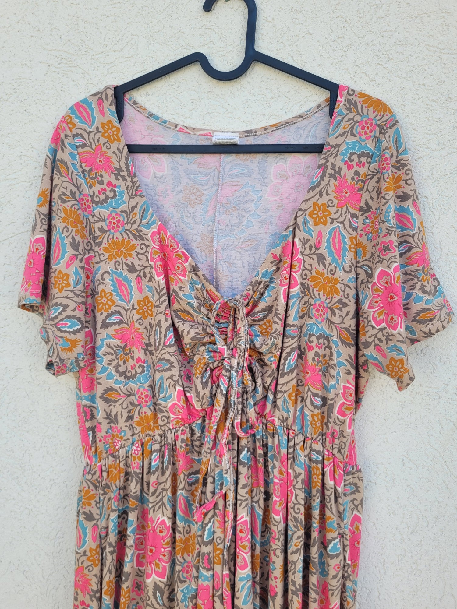 שמלה פרחונית מקסי