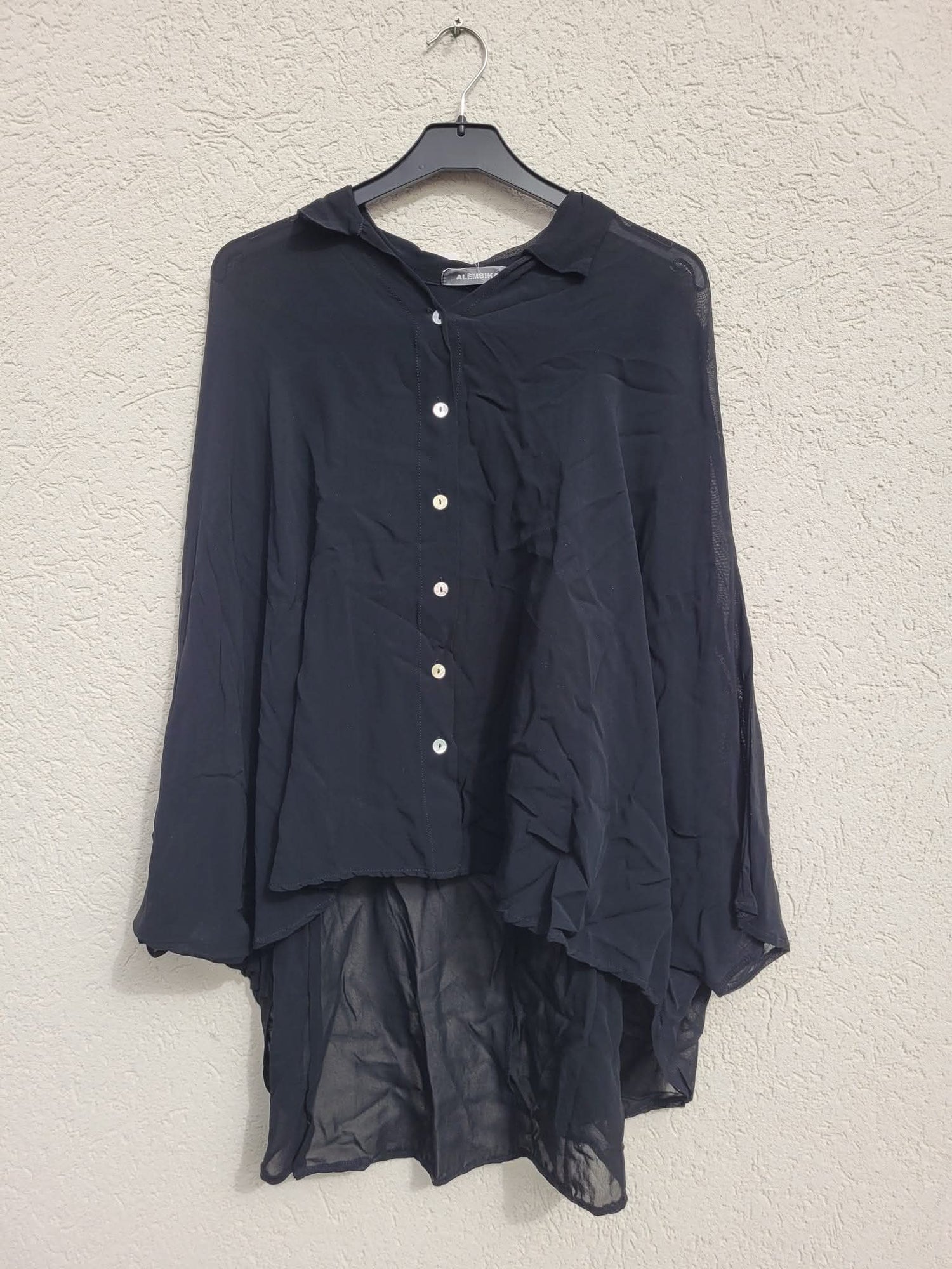 טופ שיפון שחור