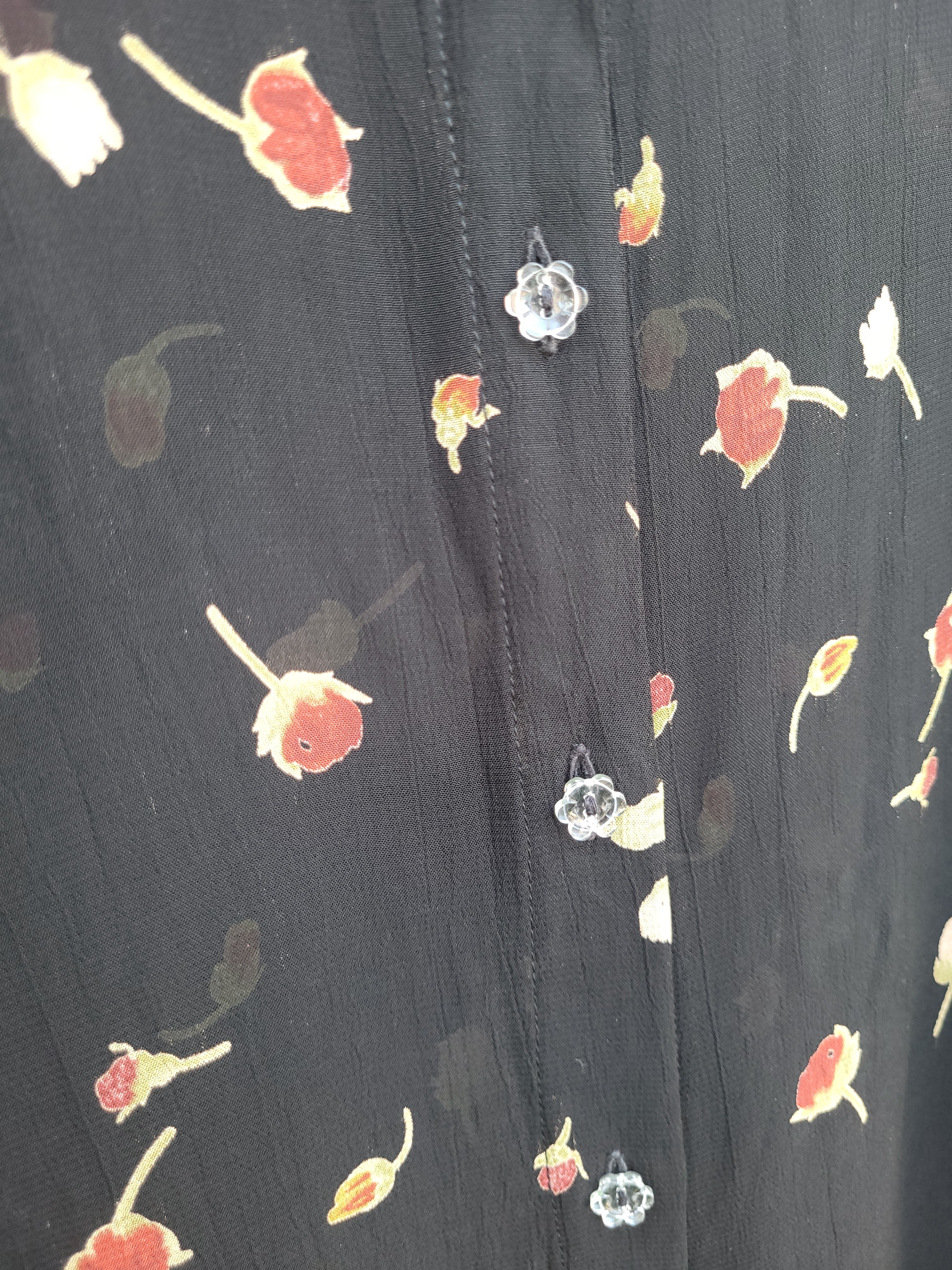 טוניקת שיפון פרחונית