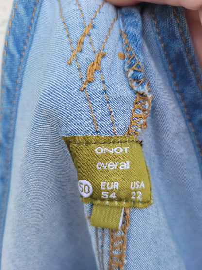 אוברול גינס קצר