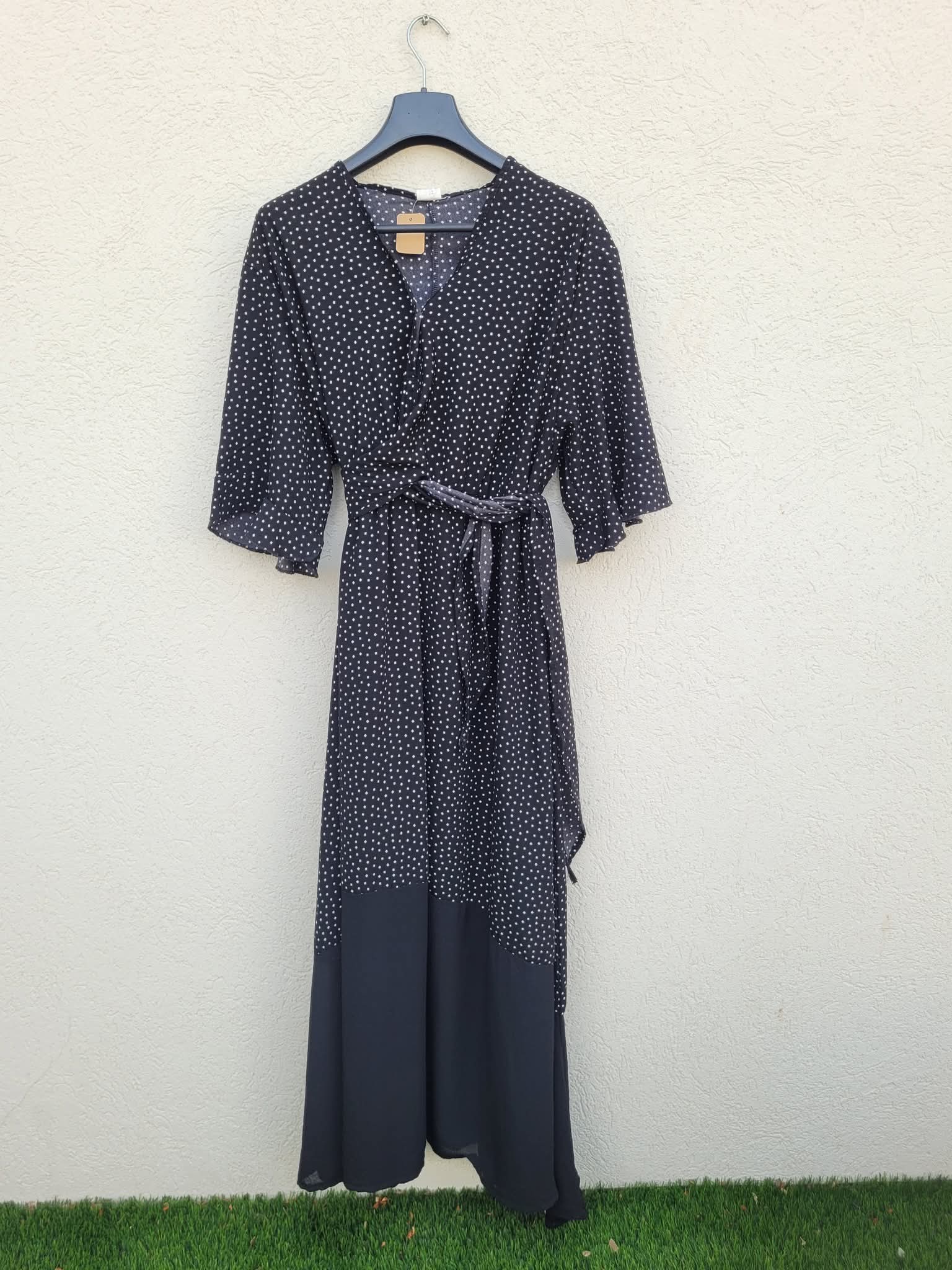 שמלת מקסי נקודות