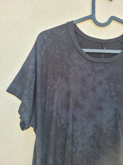 שמלת מקסי בשחור-אפור