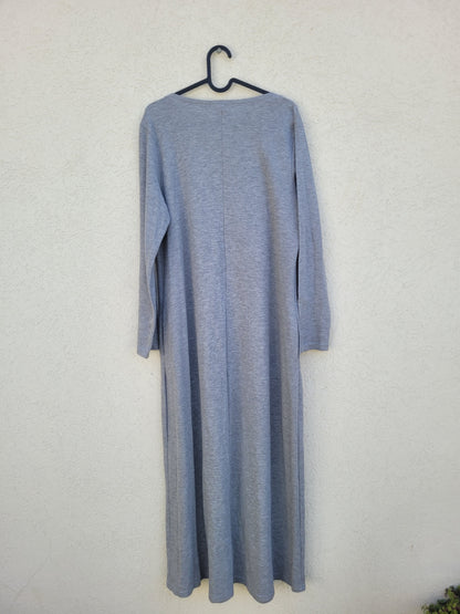 שמלת מקסי אפורה