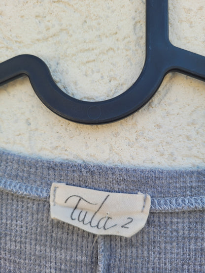 שמלת מקסי אפורה