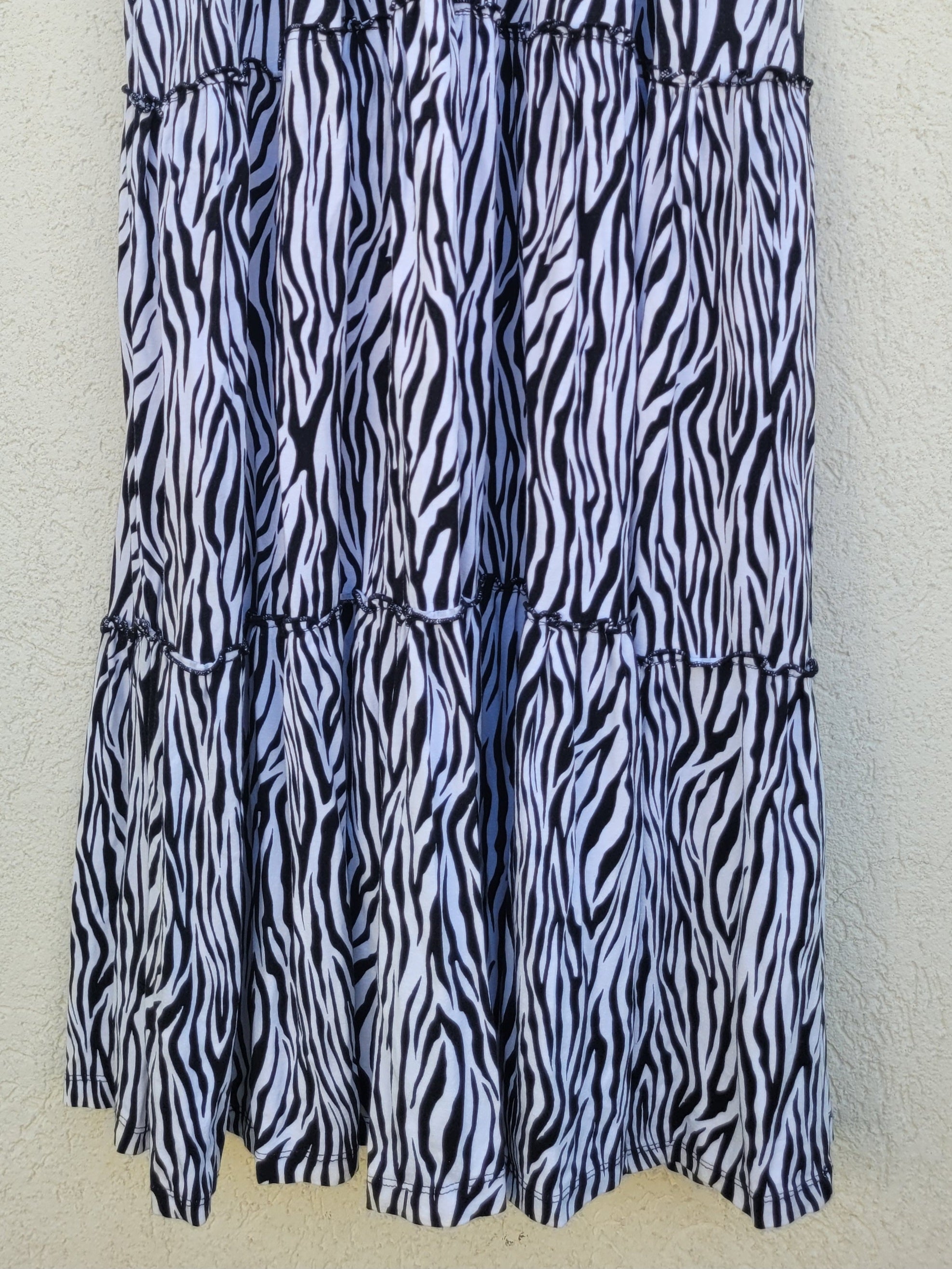 שמלת מקסי מזוברת