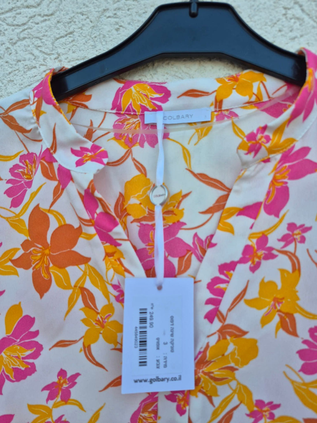 חולצת שיפון פרחונית