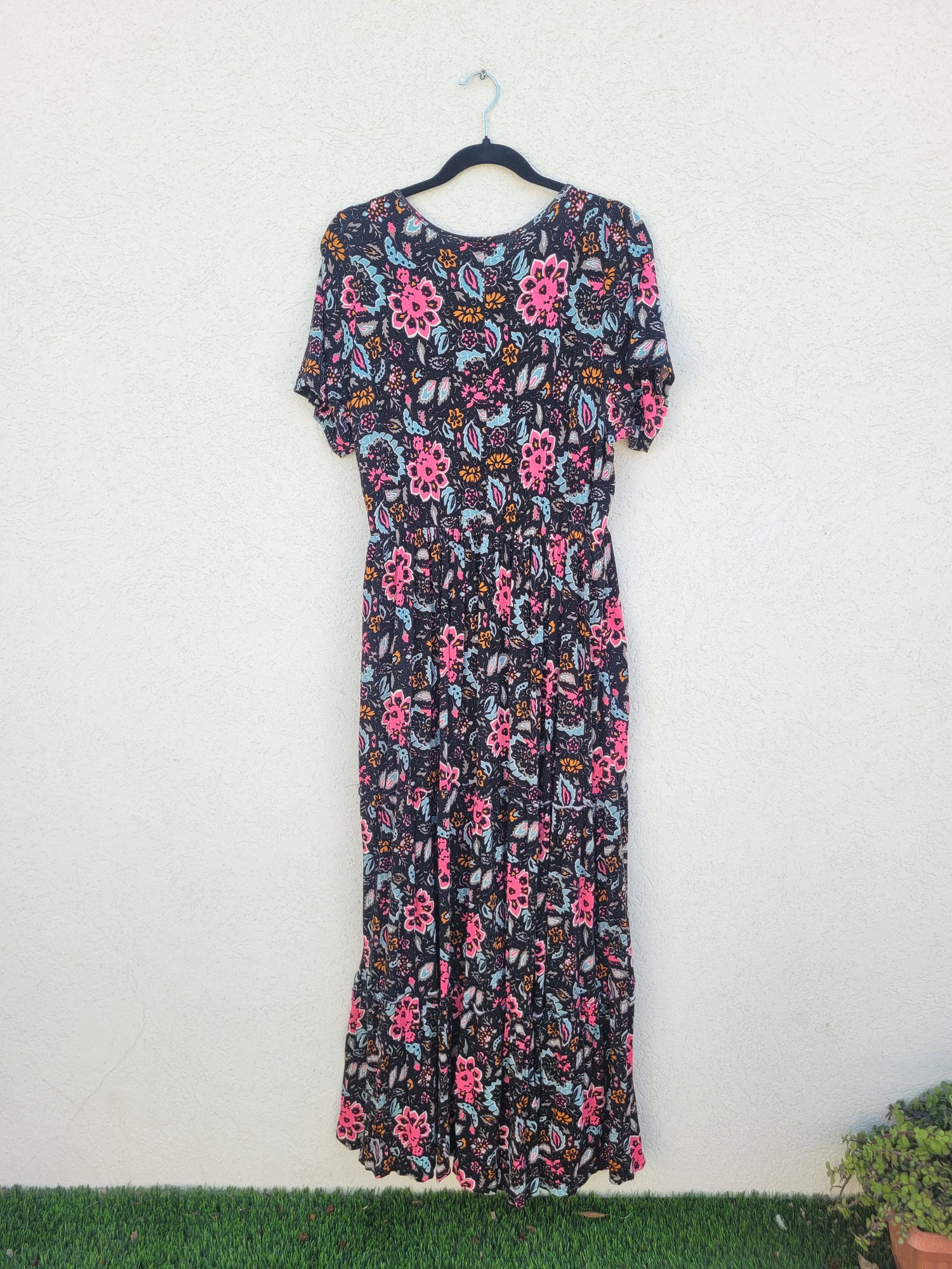 שמלה פרחונית מקסי