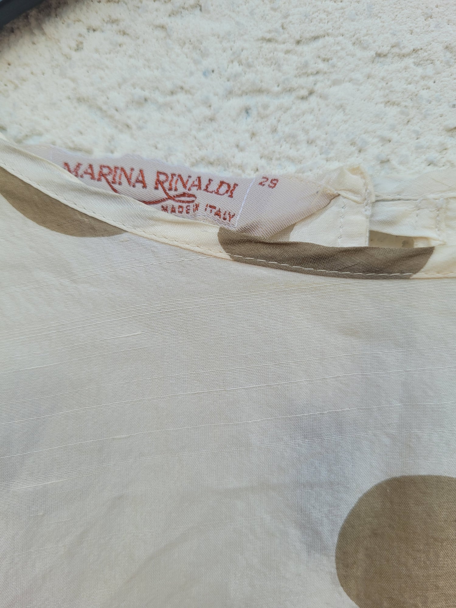 חולצת משי נקודות