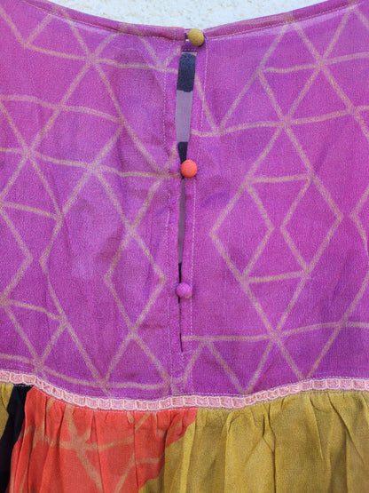 חולצה צבעונית אוברסייזית