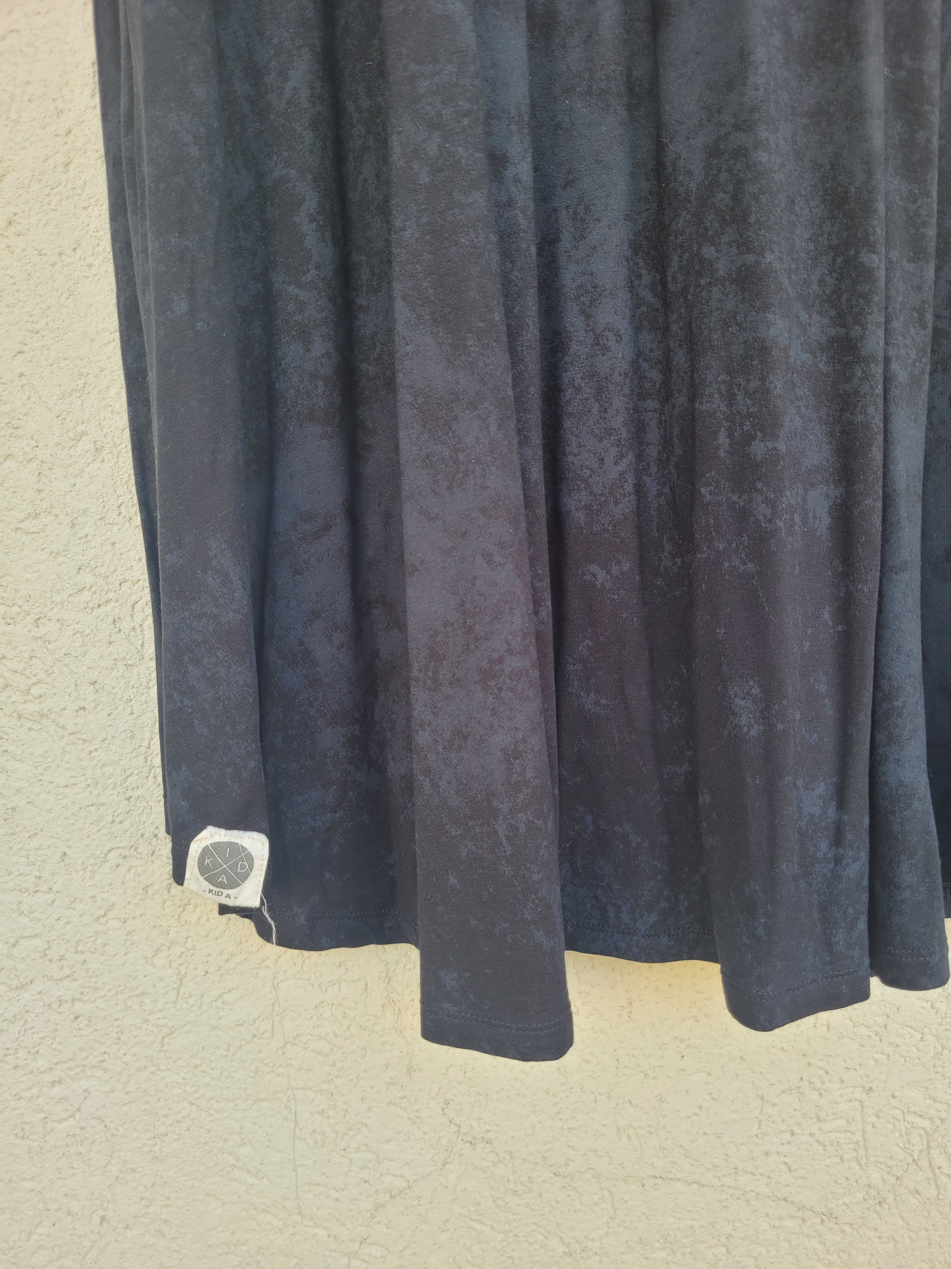 שמלת מקסי בשחור-אפור