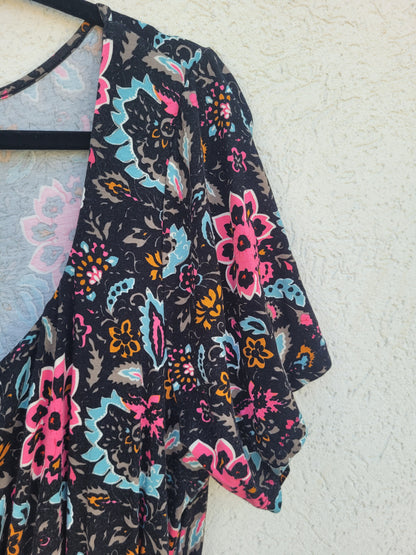 שמלה פרחונית מקסי