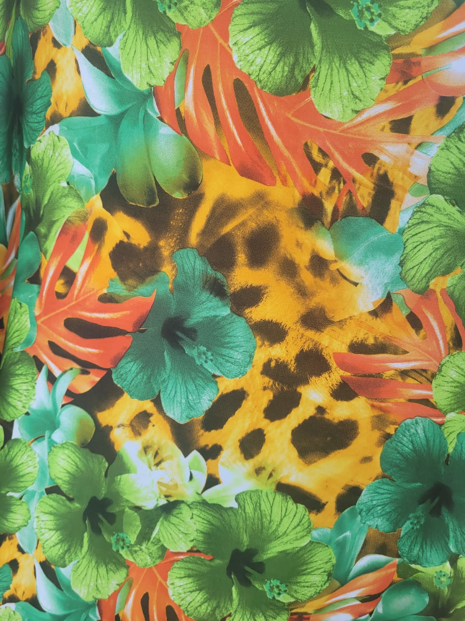 שמלת גלבייה בהדפס ג&