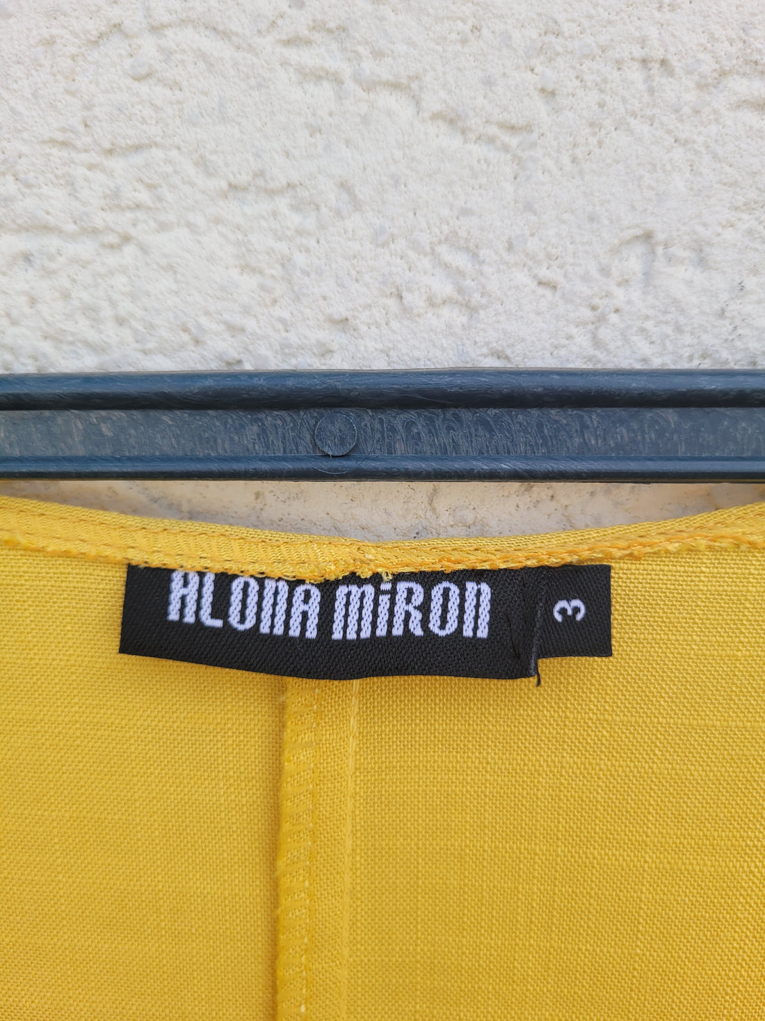 טוניקה בצהוב ואדום