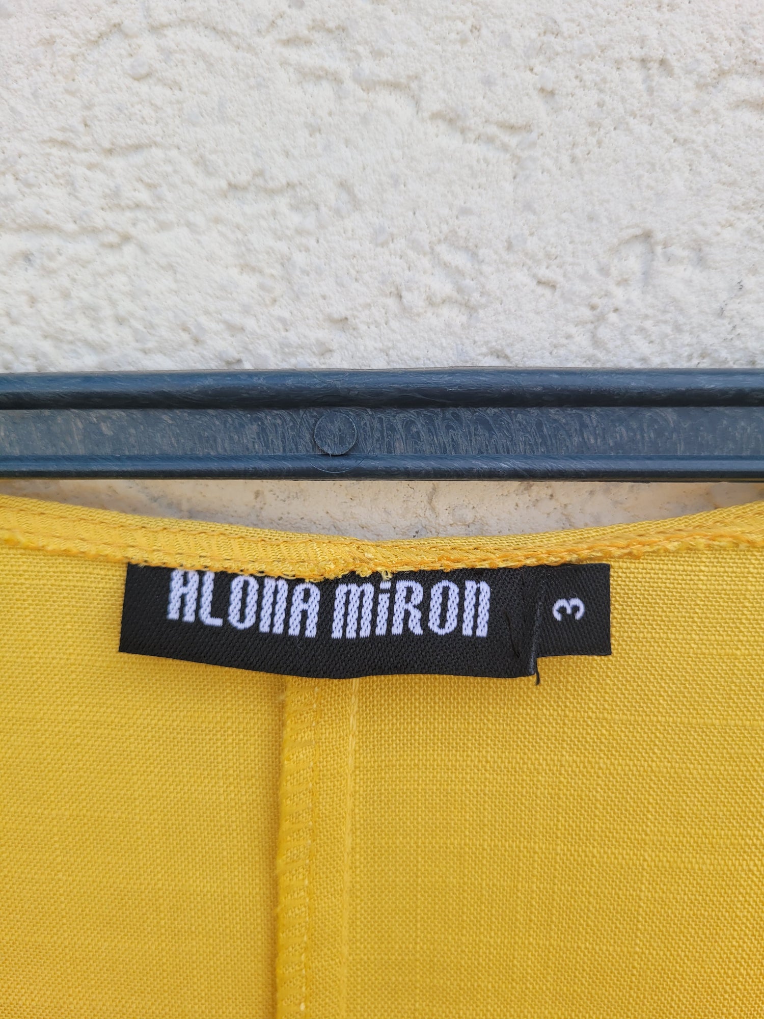 טוניקה בצהוב ואדום