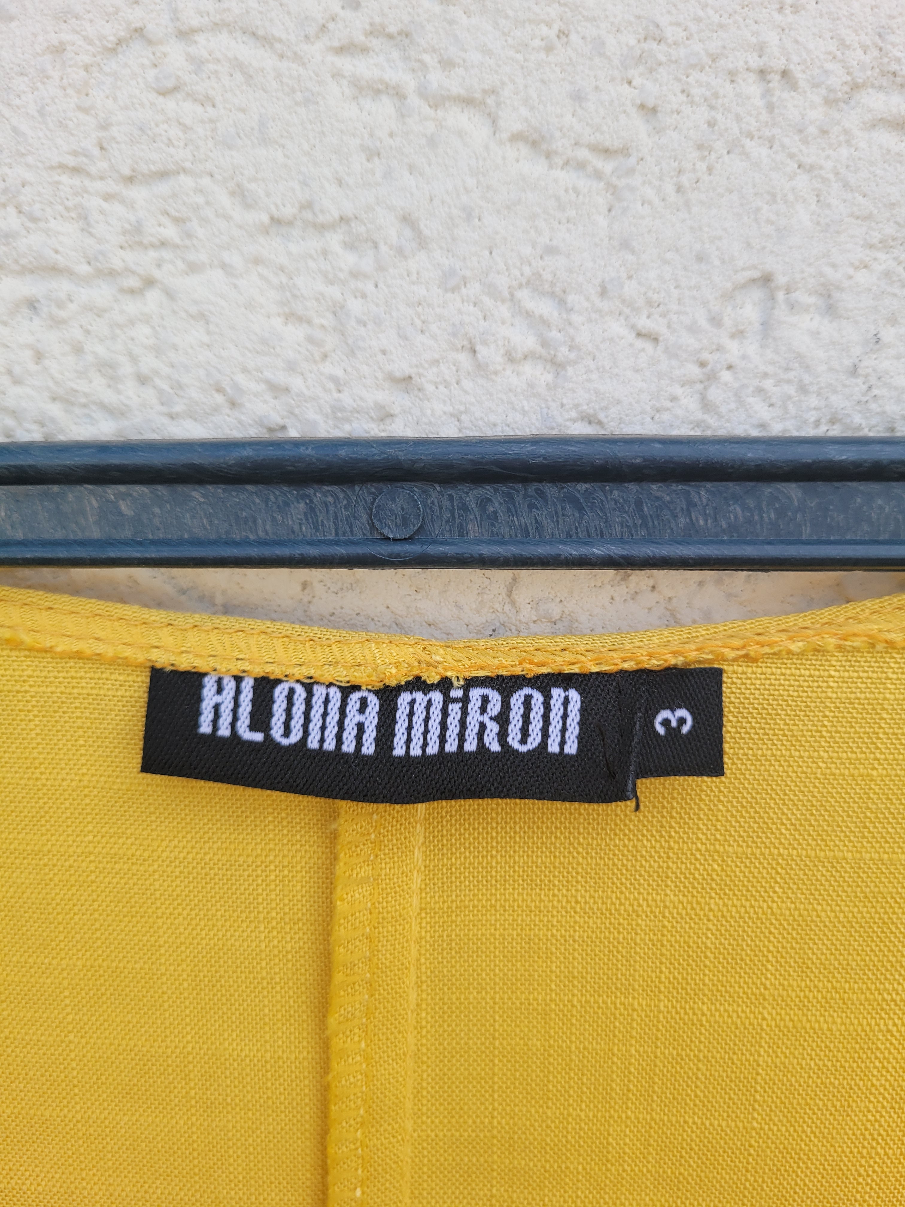 טוניקה בצהוב ואדום