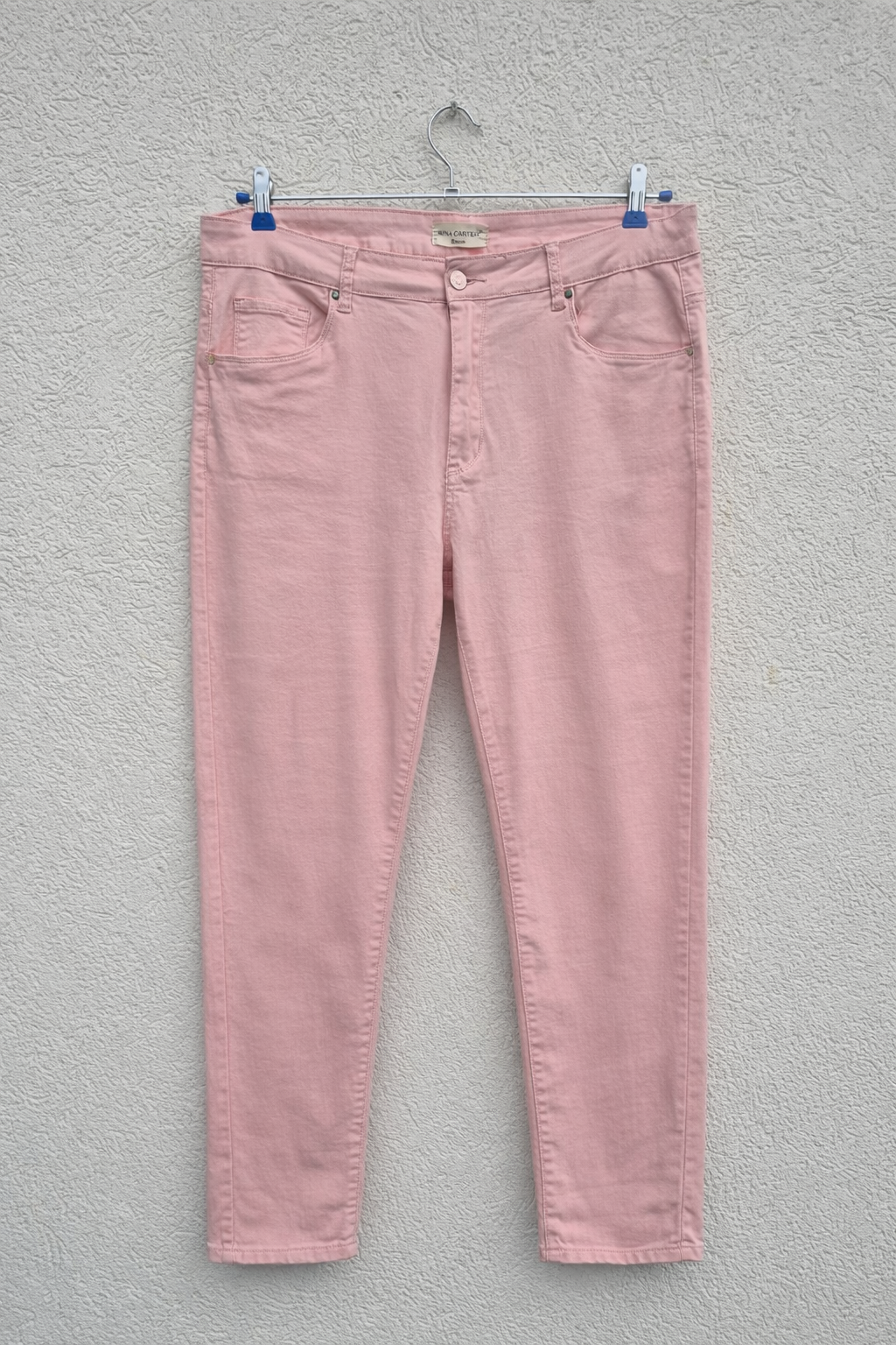 מכנסיים מחוייטים ורודים בהירים