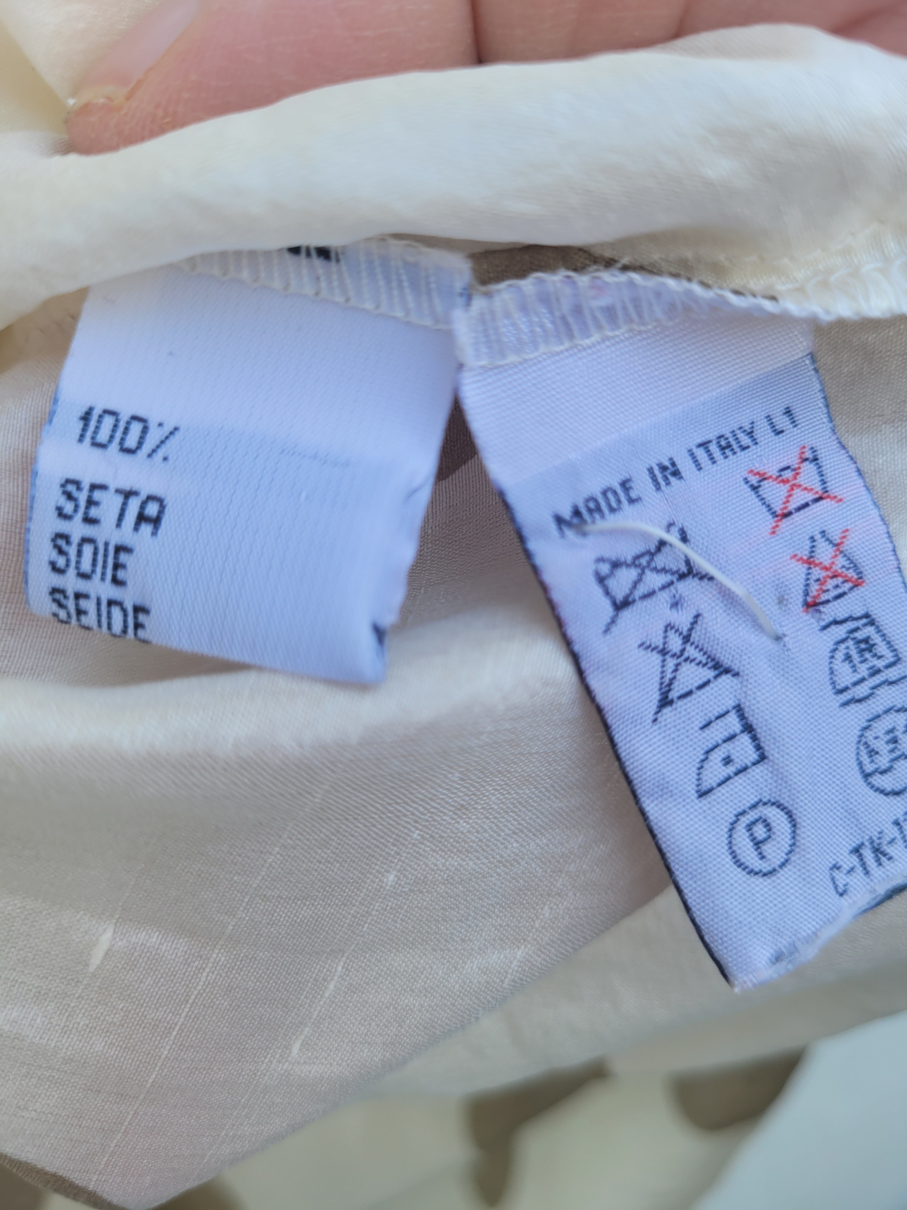 חולצת משי נקודות