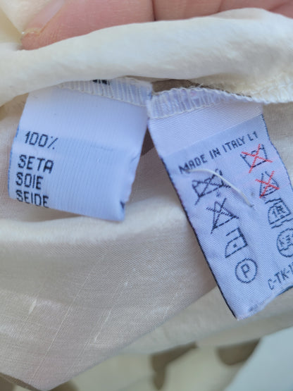 חולצת משי נקודות