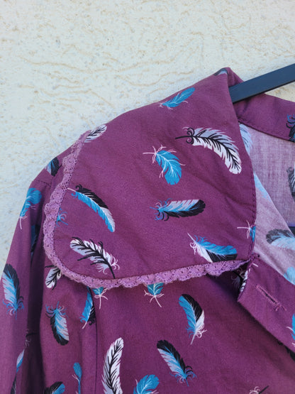 חולצה מכופתרת צווארון מעודן