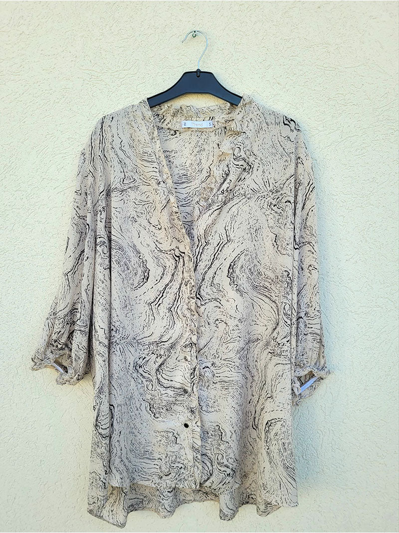 חולצת אופוויט עם הדפס